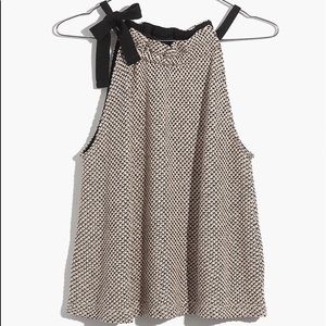 Texture & Thread Tie-Neck Halter Top